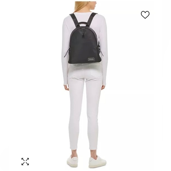 Calvin KLEIN Jessie Mesh Side Pocket Nylon Backpack